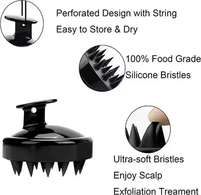 Nettoyage et massage de la tête Brosse