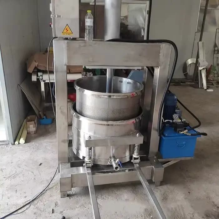 Presse à vin hydraulique sur mesure, modèle 300L, pour pressage à froid des raisins et jus de fruits – Nouveauté très demandée