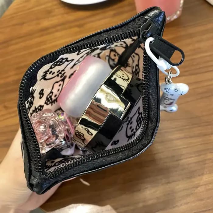 Sac à cosmétiques Kawaii en dentelle Hello Kitty