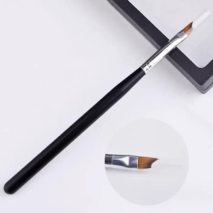 Pinceau de Manucure Française Noir Oblique