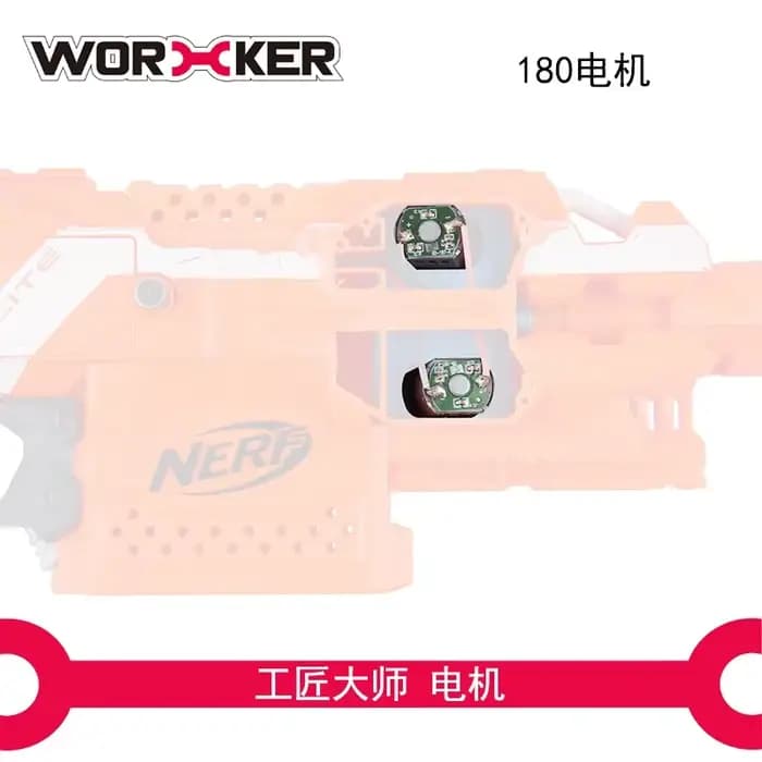 Worker modifié 132 130 180 ensemble de moteur accessoires pour Nerf STF/CS-18 Rebelle Rapid Red Blaster HyperFire régulateurECS-10