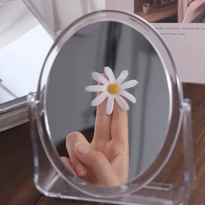 Miroir grossissant double face 5x 360 °