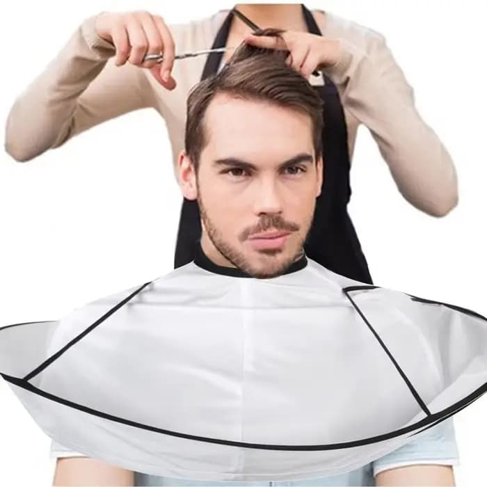 Cape de Coiffure Professionnelle Réglable - Brosse à Cheveux pour Coiffeurs et Barbiers