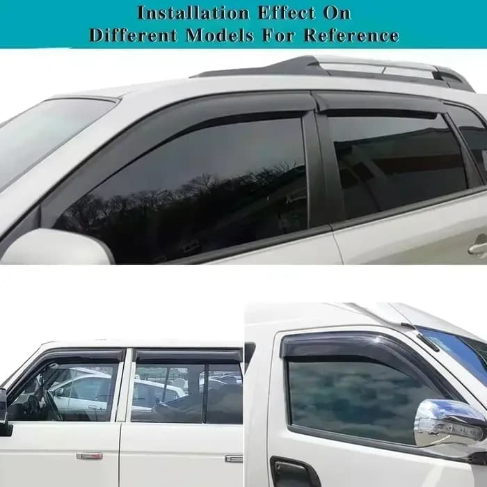 Visière de fenêtre pour RENAULT DUSTER 2011 2012 2013 2014 2015 2016 2017, déflecteurs de vent, protection contre la pluie, pare-brise de porte, pare-brise