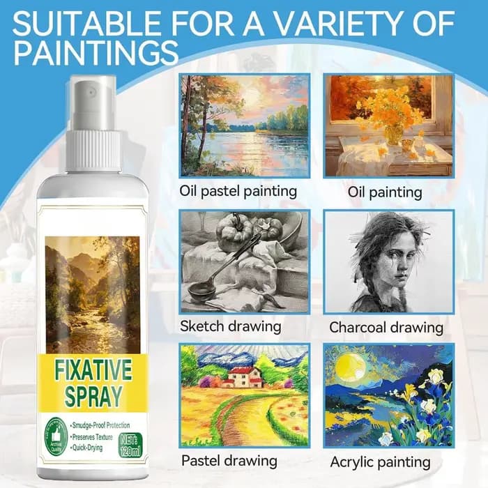 Spray fixateur d'art 120ml