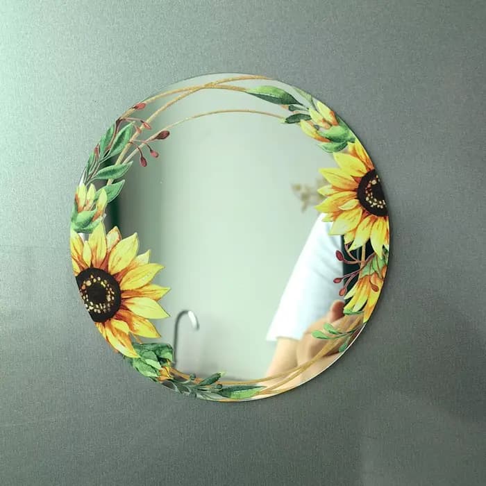 Miroir de Casier Magnétique en Acrylique