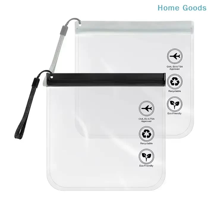 Sac de toilette transparent pour voyage
