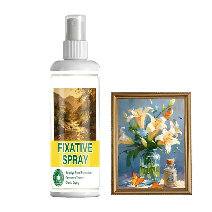 Nouveau Spray Fixateur d'Art 100ml Séchage Rapide Anti-taches Revêtement