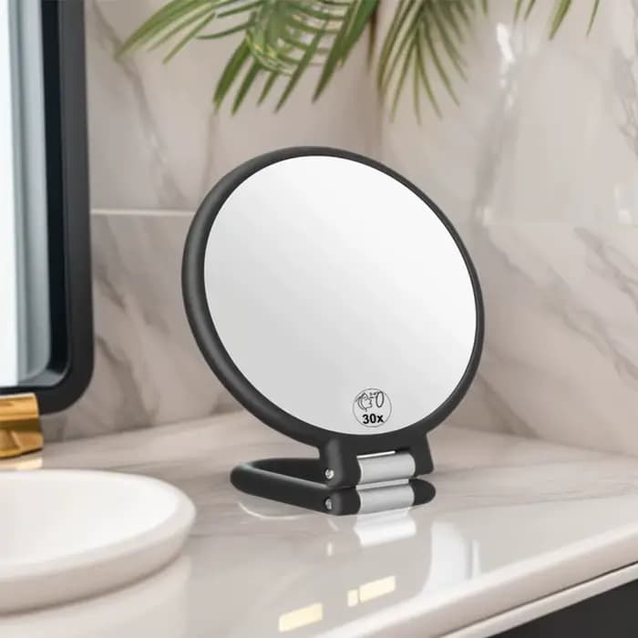 Miroir de poche grossissant 1X 15x 20X 30X