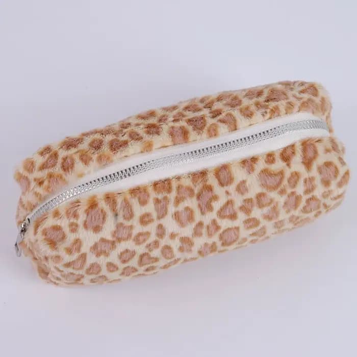 Sac à stylos en peluche douce