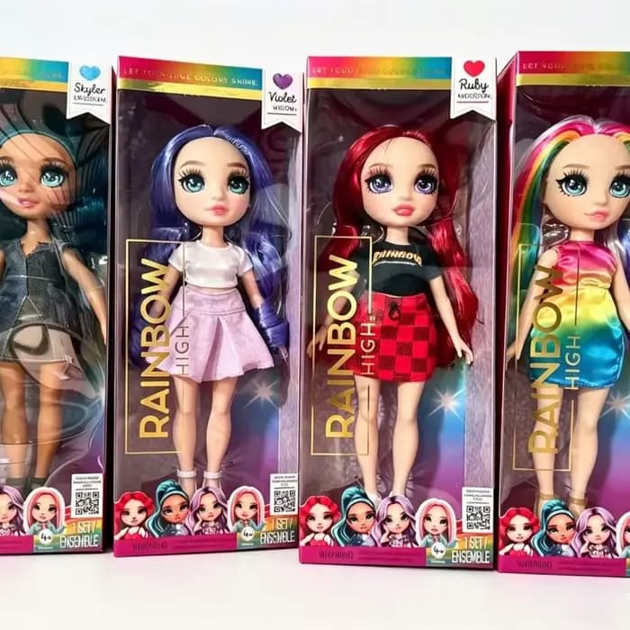 Figurine d'action MGA Rainbow High School Girl Anime Ruby Amaya, modèle de poupée, jouets de collection, ornements