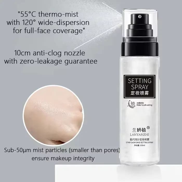 Spray fixateur de maquillage
