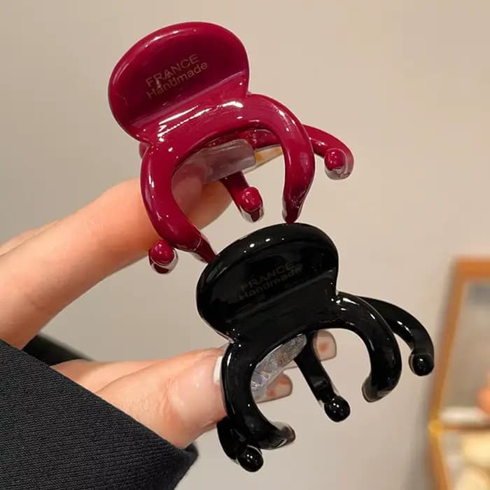 Pince à cheveux en acétate français pour femmes et filles