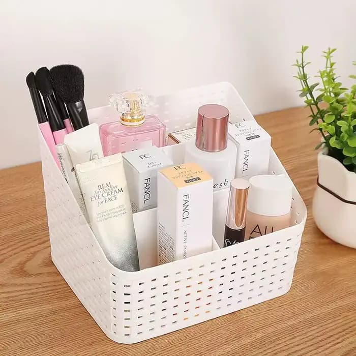 Boîte de rangement de maquillage pour bureau de cosmétiques