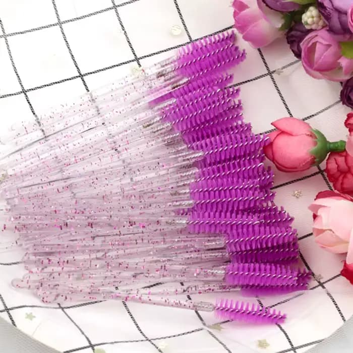 5/50 pièces brosses à cils brosse à sourcils outils d'extension de faux