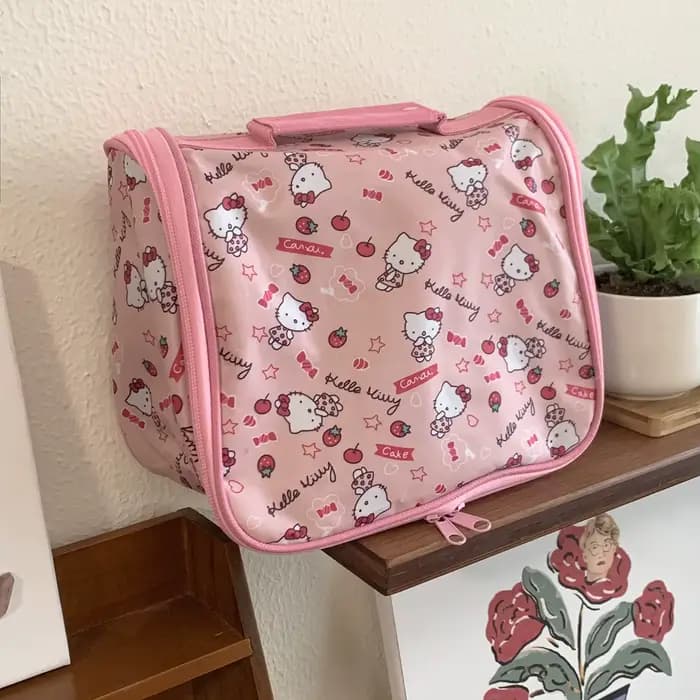 Sac à cosmétiques Kawaii Sanrio Hello Kitty