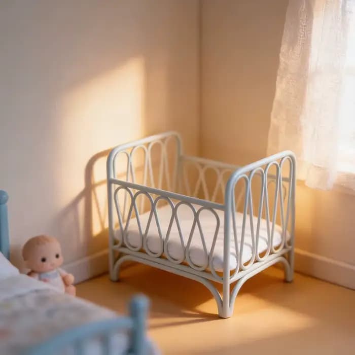 Accessoires pour maison de poupée, Mini canapé-lit en fonte, échelle 1:8-1:12, adapté aux meubles de maison de poupée, décoration de maison modèle