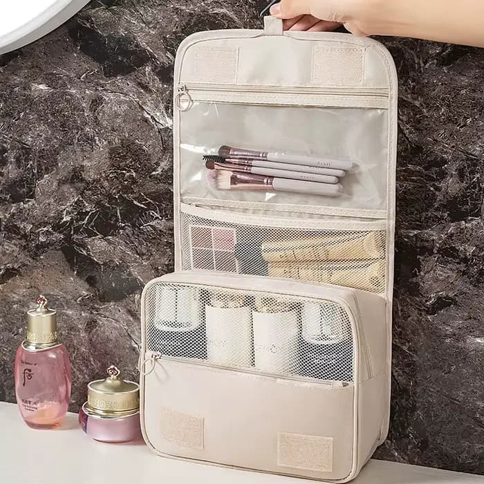 Trousse de toilette portable de voyage pour femme