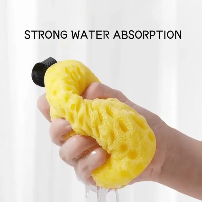 1/4 éponge japonaise : douce et absorbante