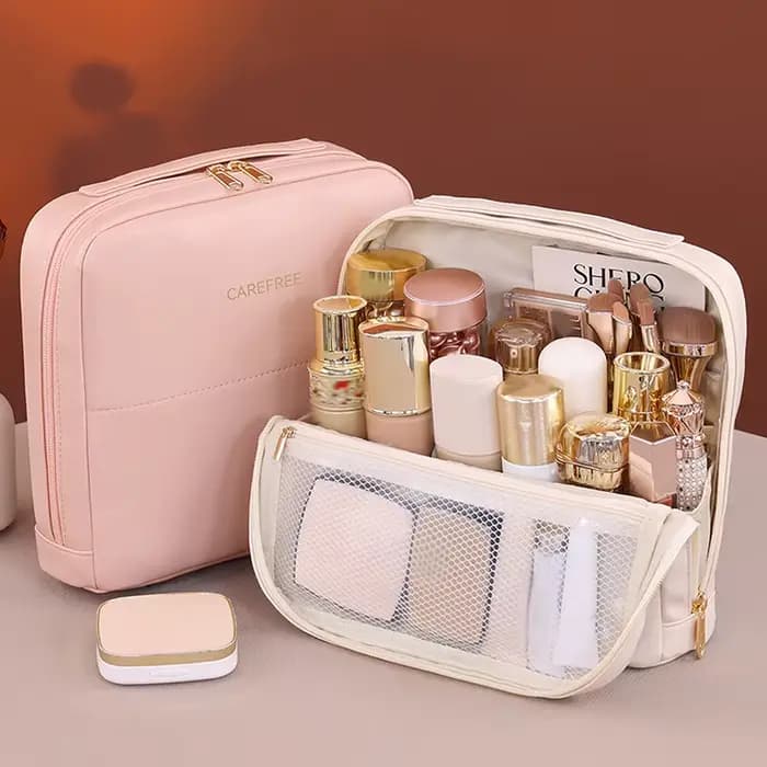 Trousse de maquillage verticale pour femmes