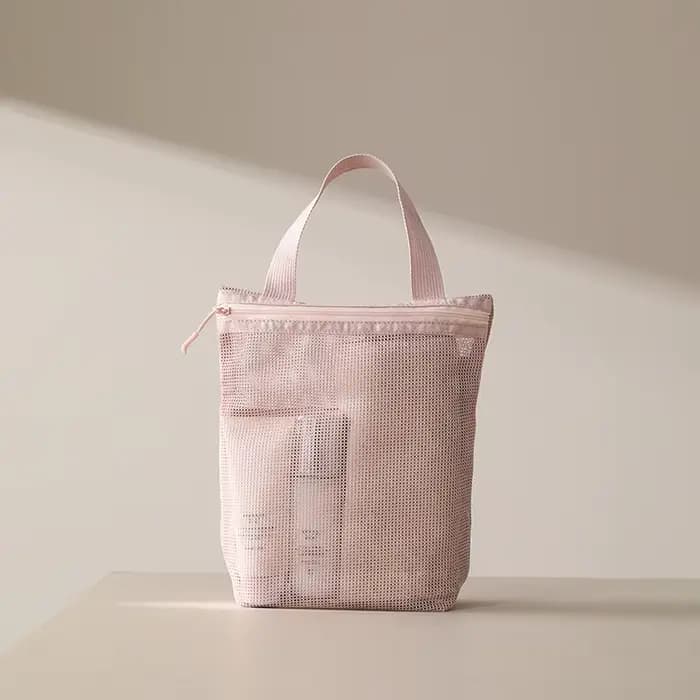 Trousse de toilette portable 23x26cm avec poignée pratique