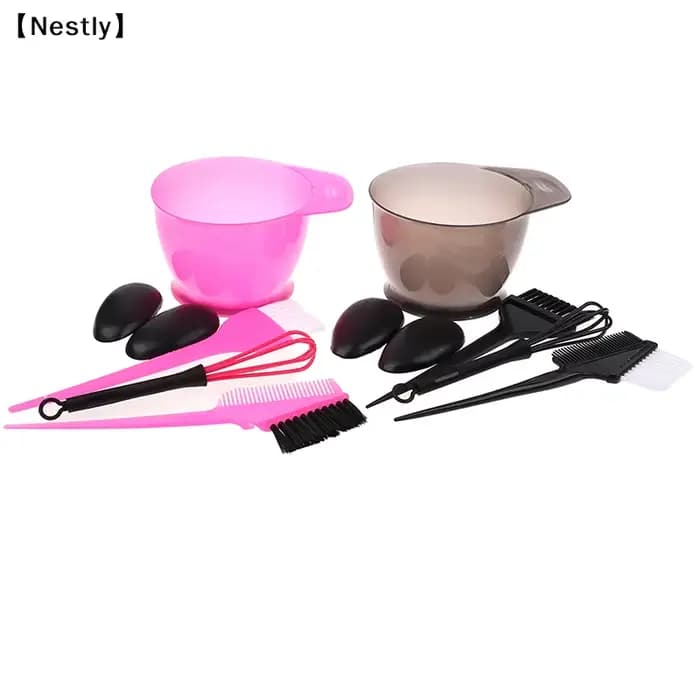 Ensemble de 5 brosses et bols pour coloration des cheveux