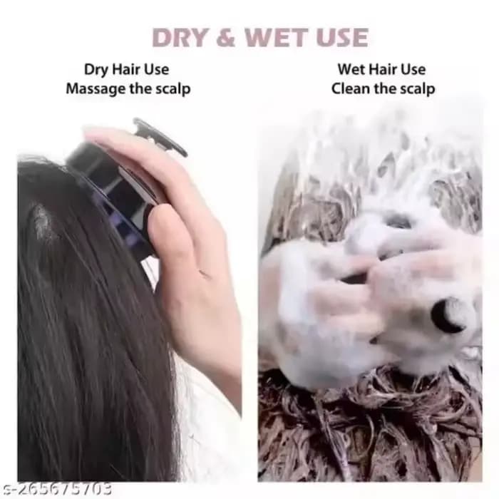 Nettoyage et massage de la tête Brosse