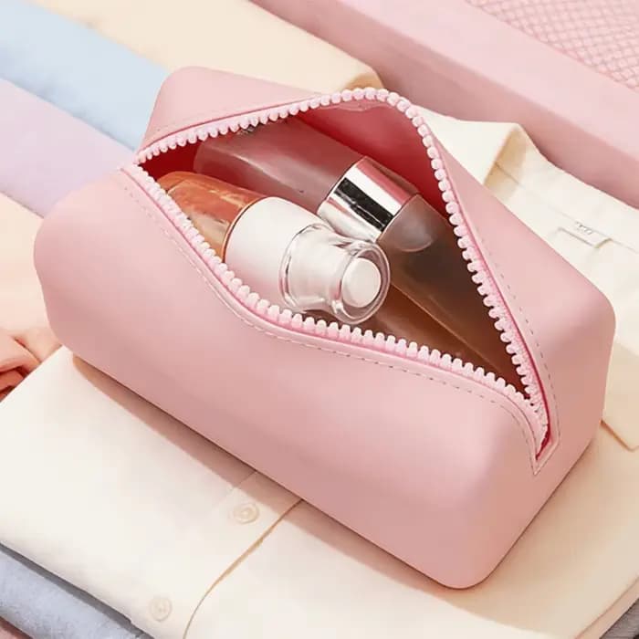 Sac de rangement pour cosmétiques en silicone de haute qualité