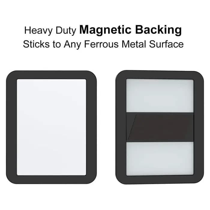 Miroir magnétique portable rectangulaire pour casier