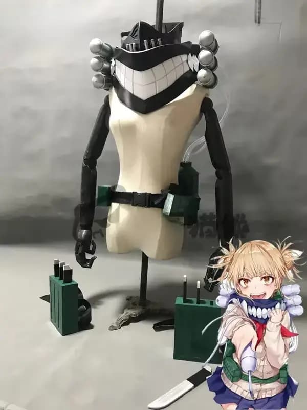 My foreAcademia HimATM Toga Cosplay Costume, Équipement d'arme, Accessoires de performance sur scène, Anime, Halloween, ixde Noël