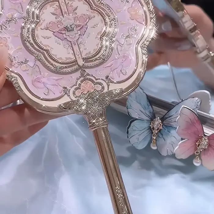 Miroir à main Flower Know Butterfly Cloud