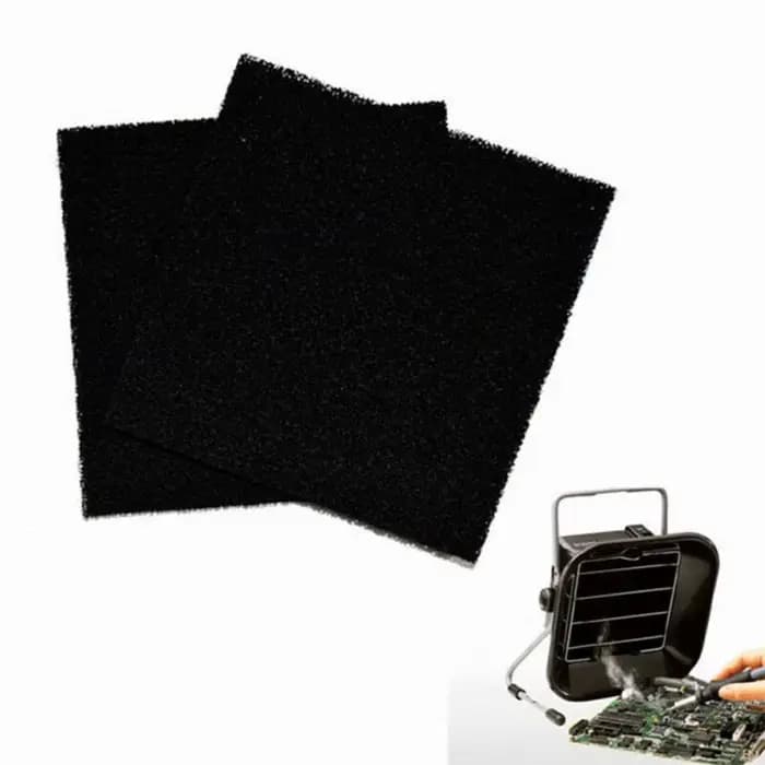 5 éponges filtrantes en charbon actif noir de haute qualité 13*13*1cm pour absorbeur de fumée de soudure 493, éponge d'évacuation de fumée ESD