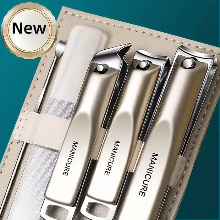 Manucure 5 pièces ensemble soins personnels Kit de coupe-ongles