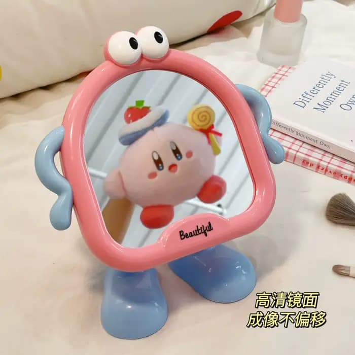 Miroir de maquillage portable HD pour bureau