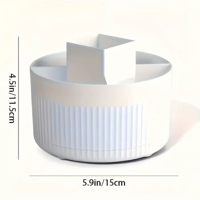 Boîte de rangement rotative pour maquillage - Conteneur