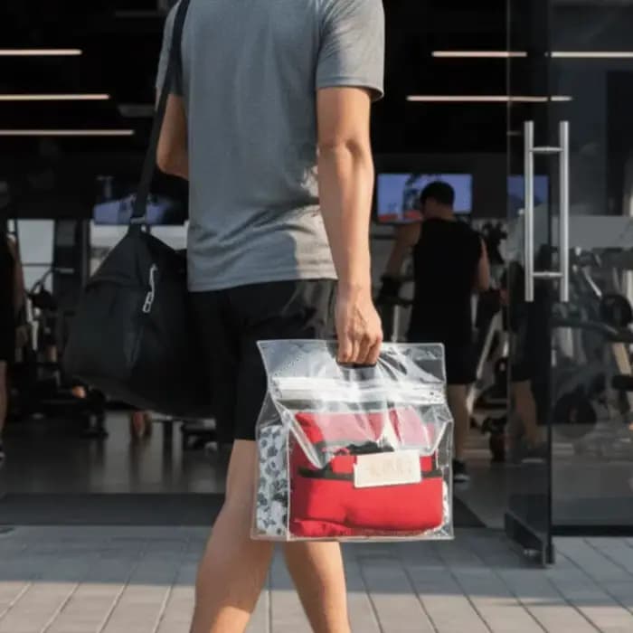 Sac de toilette de voyage à fermeture éclair