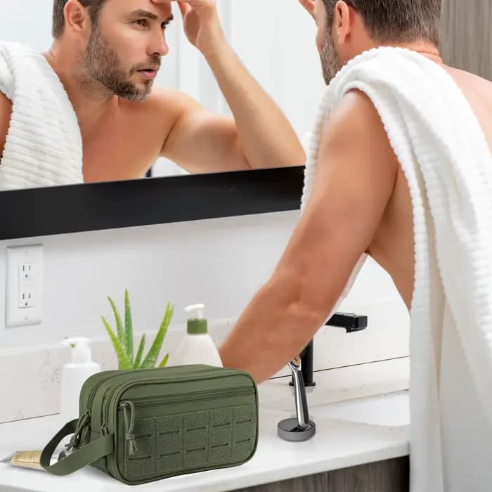 Trousse de toilette tactique pour femmes