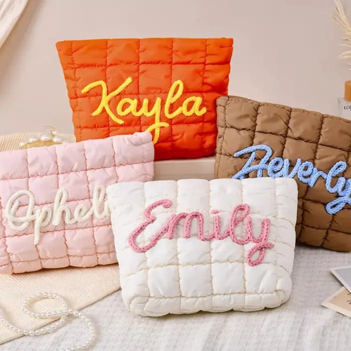 Pochette à maquillage personnalisée