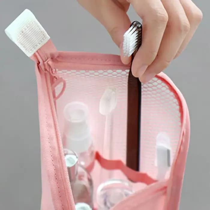 Trousse de Toilette de Voyage en Maille
