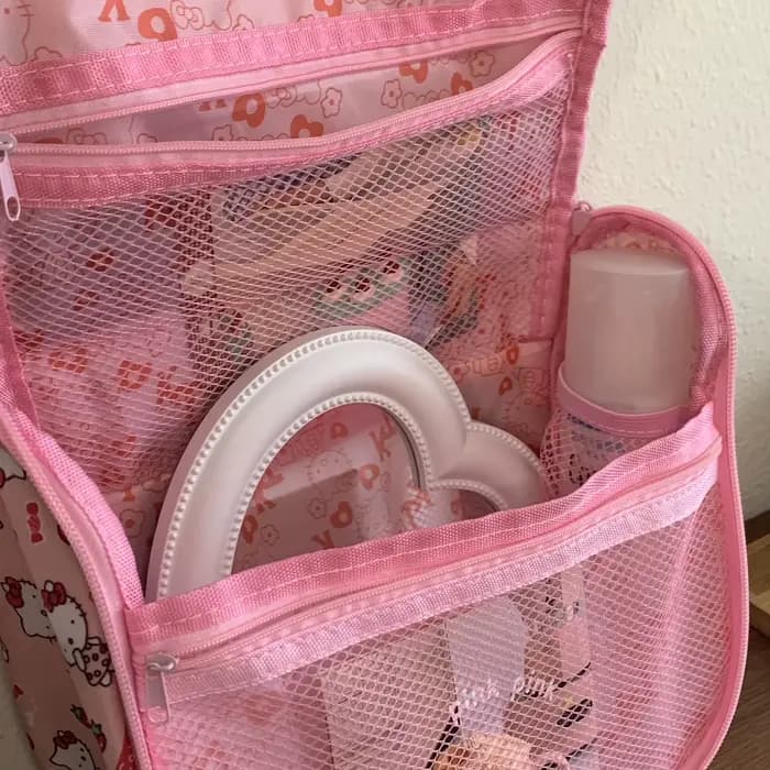 Sac à cosmétiques Kawaii Sanrio Hello Kitty