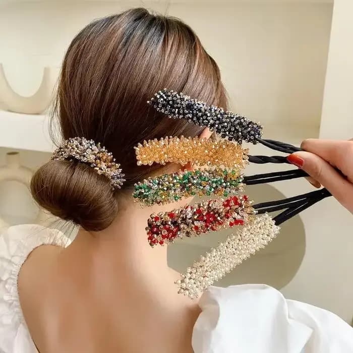 Bandeaux de cheveux en cristal pour femmes et filles