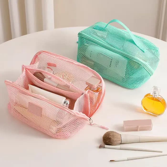 Organisateur de maquillage trousse de toilette féminine sac