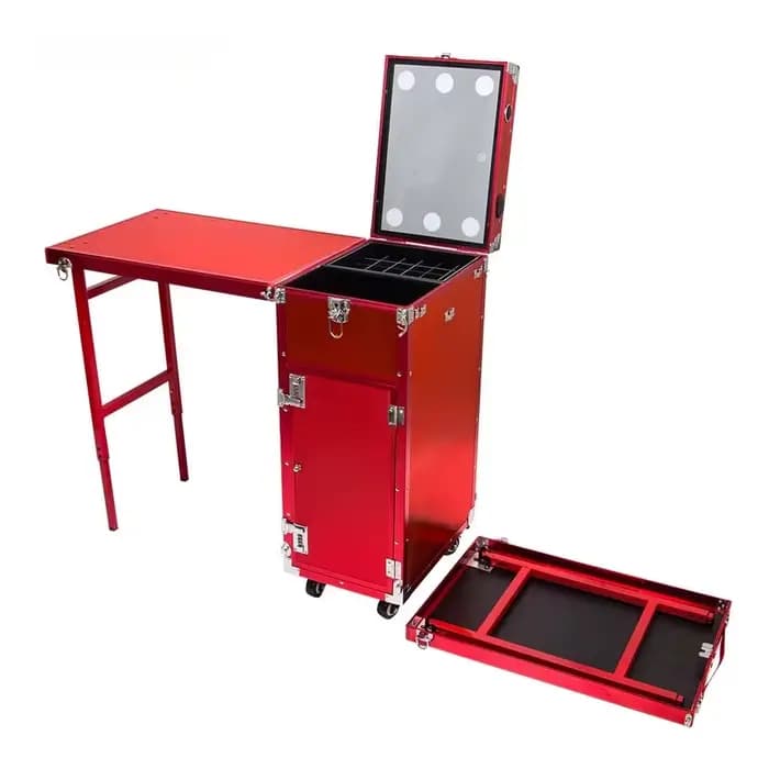 Trousse de vanité roulante pour vernis à ongles