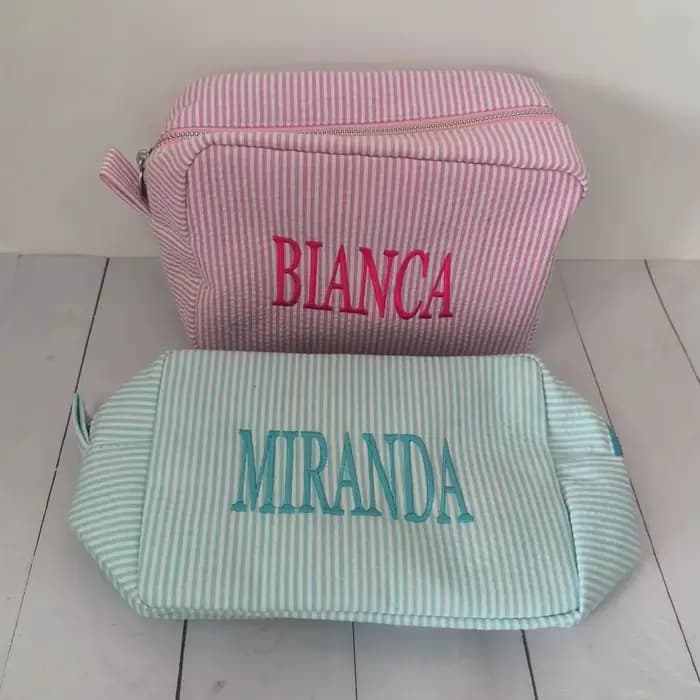 Sac de toilette personnalisé avec monogramme