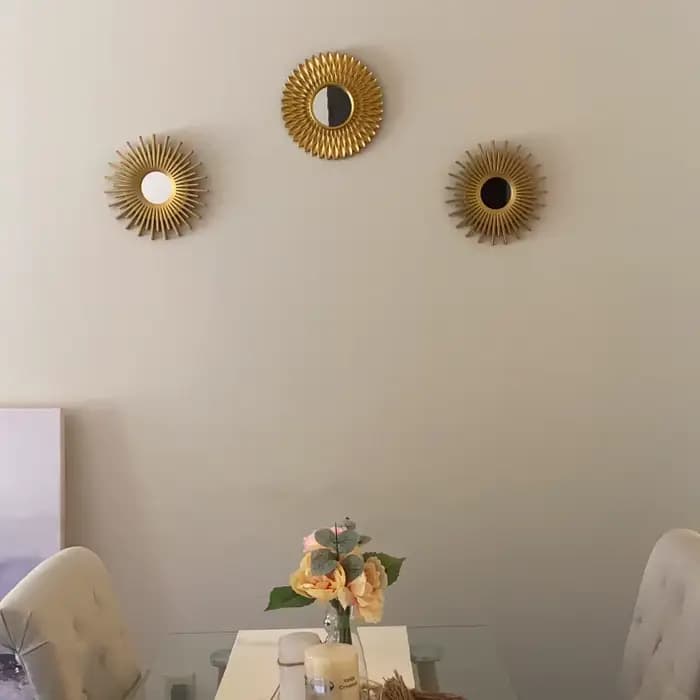 Miroirs dorés pour décoration murale