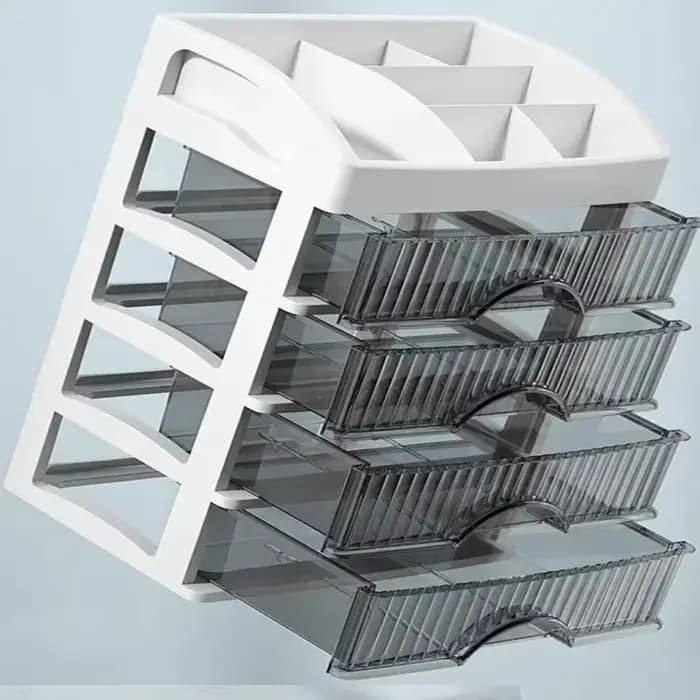 Boîte de rangement de maquillage à 5 couches