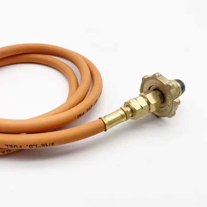 Accessoires de soudage professionnels de style américain, torches de soudage en cuivre résistantes aux hautes températures avec tuyau de 2 m, outil de soudage à la flamme