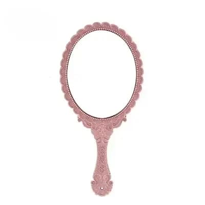 Miroir de vanité à main sculpté Vintage