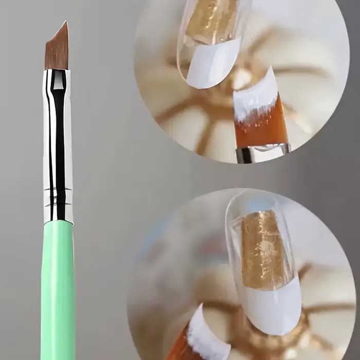 Ensemble de 3 pinceaux pour manucure française