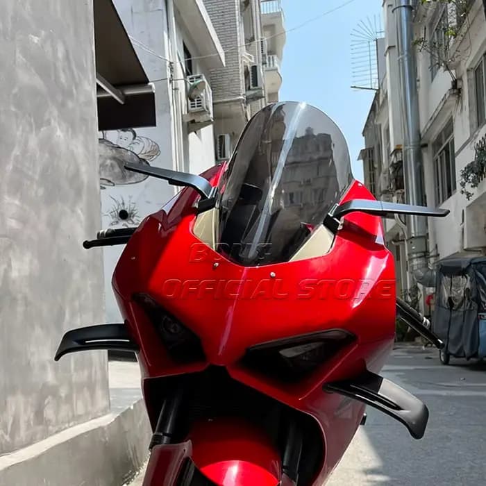 Rétroviseurs latéraux arrière de moto avec clignotant LED, rétroviseur furtif pour DucSauPanigale V4, V4S, PANIGALE V2, V2S
